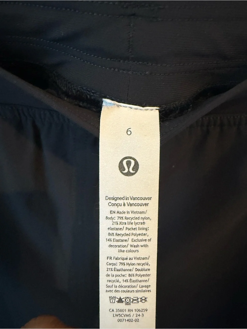 lululemon athletica Black High-Rise Jogger